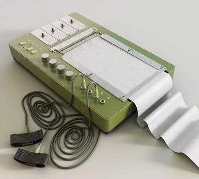 Polygraph Lie Detector Machine Stock Photos
