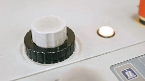 Polygraph process inside - folding machine on printing industry - the sheets of Stock Footage 74203868
