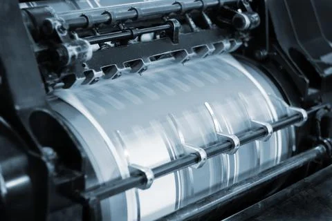 Polygraphic process Stock Photos