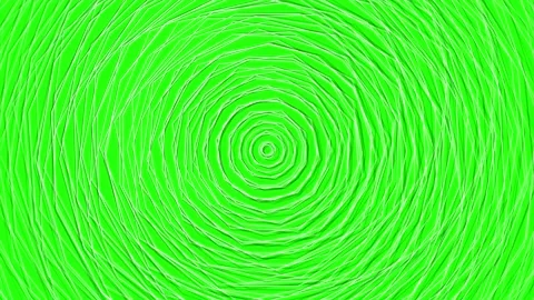 The polyhedron grows and rotates quickly on a green background Stock Footage 147976976