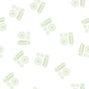 Polyimides thermoset glyph seamless pattern Stock Illustration