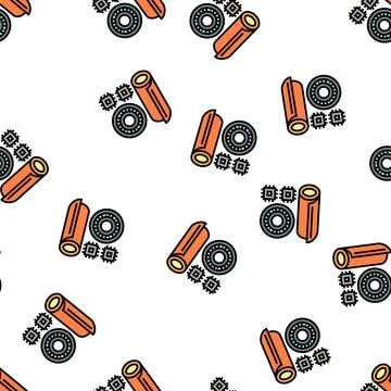 Polyimides thermoset vector seamless pattern Stock Illustration