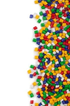 Polymer granules Stock Photos