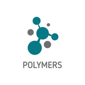 Polymer logo concept vector Stock Illustration
