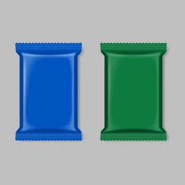 Polymer packaging set Stock Illustration