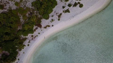 Polynesia Cook Islands tropical paradise view panorama landscape Stock Footage 79852112