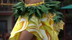 Polynesian Young Men Grass Skirts Flower Stock Footage Video (100%  Royalty-free) 22490764