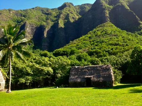Polynesian Hut Stock Photos