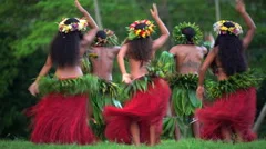 Polynesian Young Men Grass Skirts Flower Stock Footage Video (100%  Royalty-free) 22490764