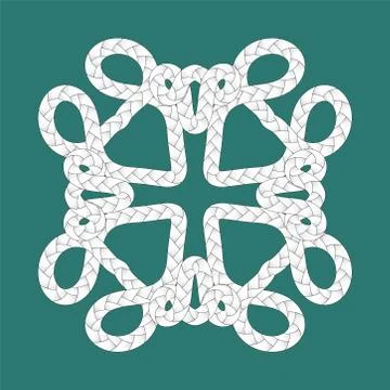 Polynesian Style Ornament. Tongan pattern. Vector illustration. Stock Illustration