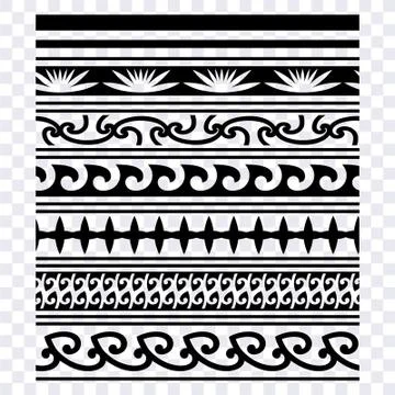 Polynesian tattoo design Illustrazione stock