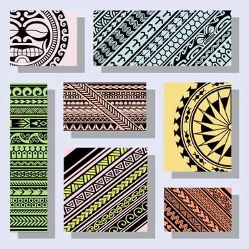 Polynesian tattoo Design Illustrazione stock