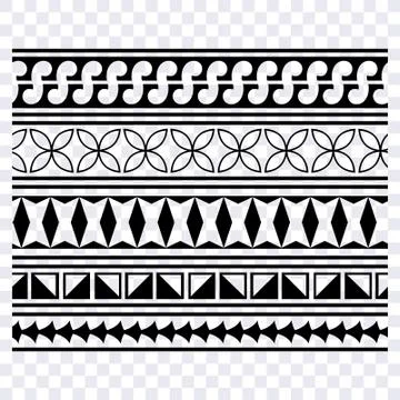 Polynesian tattoo Illustrazione stock