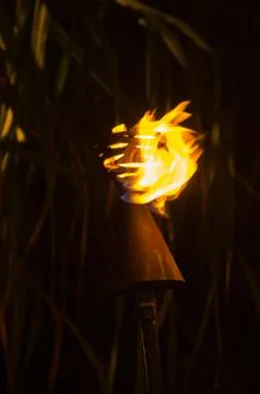 A polynesian torch Stock Photos