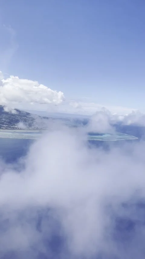 Polynésie flight Stock Footage 319440652