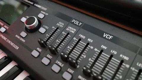 Polyphonic synthesizer Stock Photos