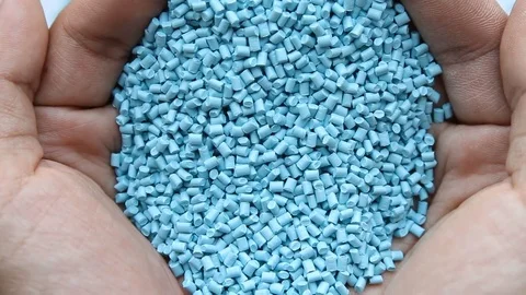Polypropylene plastic material for automotive and plastic industry Video stock 79669610
