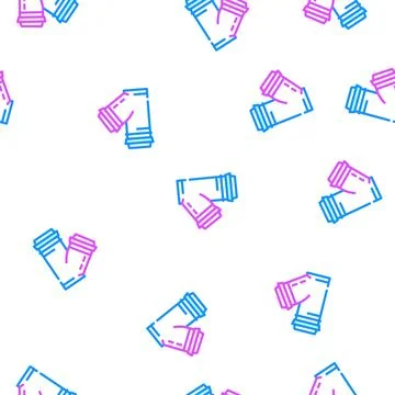 Polypropylene plastic pipes vector seamless pattern Stock Illustration