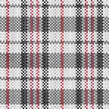 Polypropylene woven seamless pattern in black colors Stock Illustration