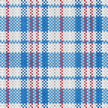 Polypropylene woven seamless pattern in blue colors Stock Illustration