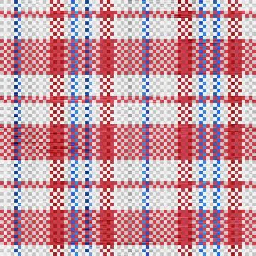 Polypropylene woven seamless pattern in red colors Stock Illustration