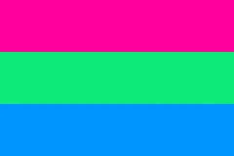 Polysexual flag Stock Illustration