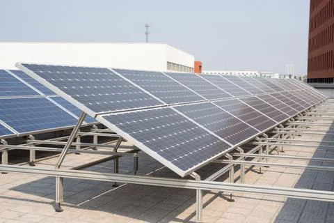 Polysilicon board Stock Photos