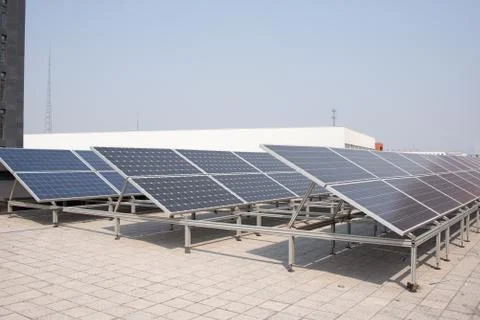 Polysilicon board Foto stock