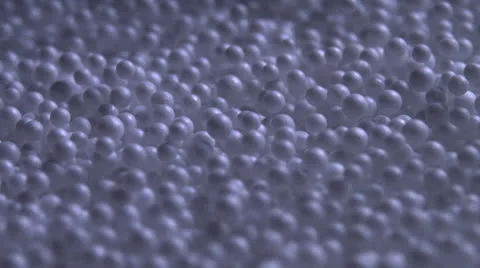 POLYSTYRENE BALLS MOVING (SLOW MOTION) # 5 Stock Footage 25268887