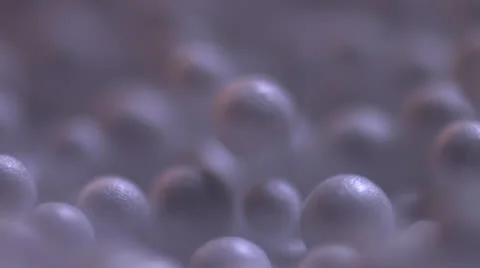 POLYSTYRENE BALLS MOVING (SLOW MOTION) # 2 Stock Footage 25296251
