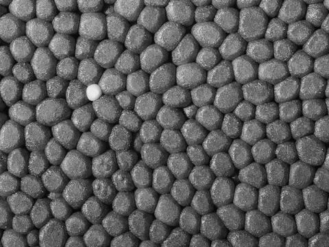 Polystyrene closeup Full frame closeup of a grey Polystyrene surface Copyr... Stock Photos