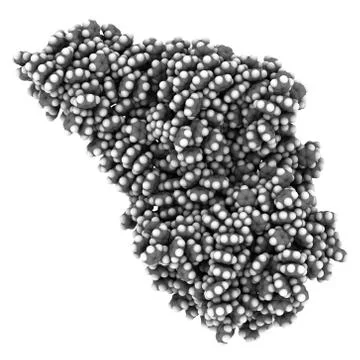 Polystyrene (ps) plastic, chemical structure. used in insulation materials, t Illustrazione stock