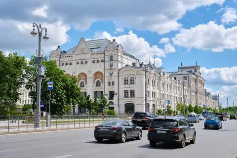 Polytechnic Museum on New Square, built in Russian style in 1872, landmark: M Stock Photos