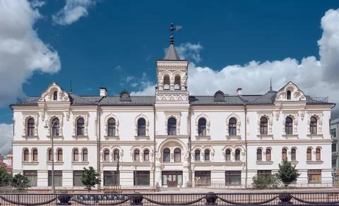 Polytechnic Museum on New Square, built in 1872, the oldest science and tec.. Stock Photos