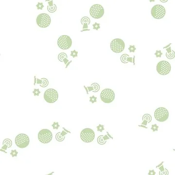 Polyurethane elastomer glyph seamless pattern Stock Illustration