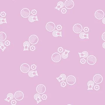 Polyurethane elastomer line seamless pattern Stock Illustration