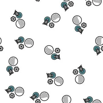 Polyurethane elastomer vector seamless pattern Stock Illustration