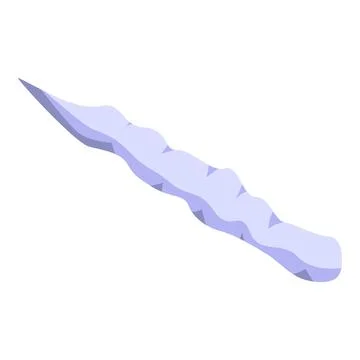 Polyurethane foam part icon, isometric style Stock Illustration