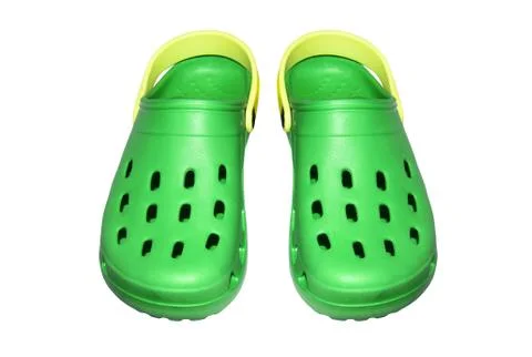 Polyurethane foam sandals. Stock Photos