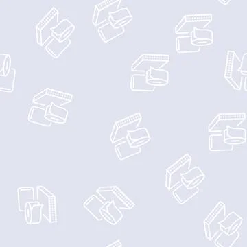 Polyurethane thermoset line seamless pattern Stock Illustration