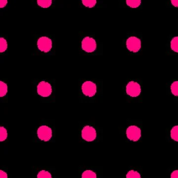 Pom poms of seamless pattern. Hand drawn cute background. Stock Illustration