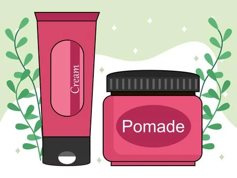 Pomade Concept Illustration Illustrazione stock