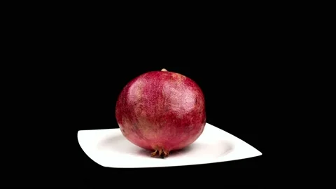 Pomegranate Close-Up. Stock Footage 166365123