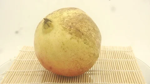 Pomegranate fruit cut Stock Footage 118115204