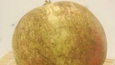 Pomegranate fruit cut Stock Footage 118115209