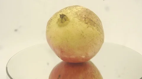 Pomegranate fruit cut Stock Footage 118115226