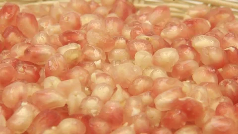Pomegranate fruit cut Stock Footage 118115295