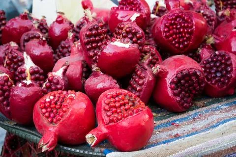 Pomegranate fruit monuments in group Stock Photos