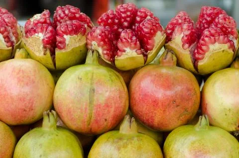Pomegranate fruit Stock Photos