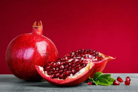 Pomegranate fruit Stock Photos